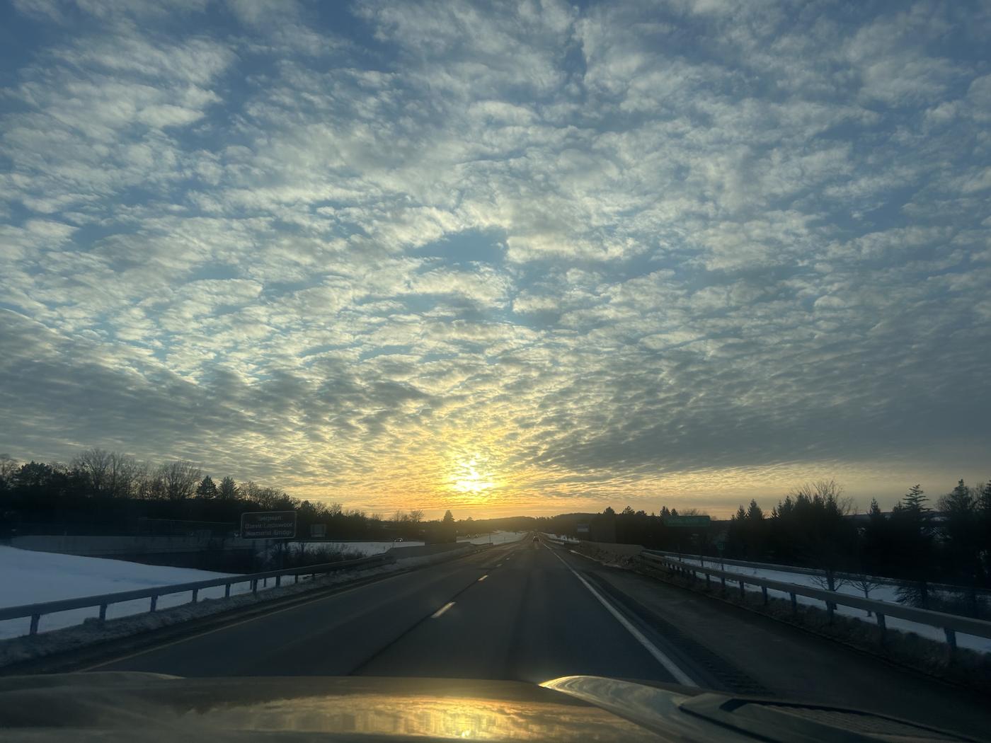 Golden sunrise